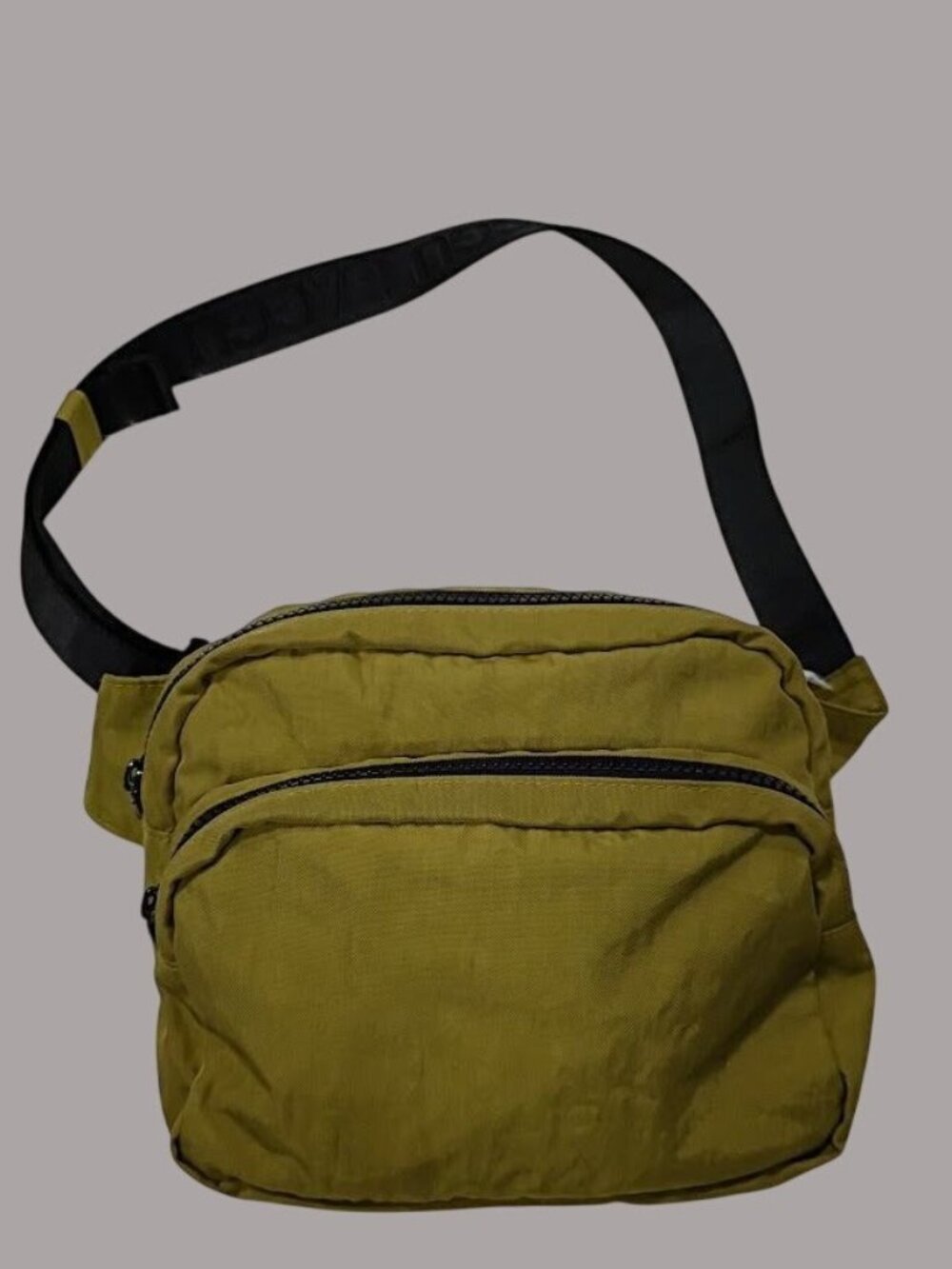 Baggu Olive Green Fannybag Crossbody Bag Lightweight Adjustable Strap Durable
